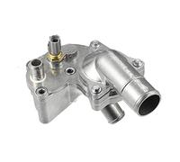 X AUTOHAUX Aluminum Alloy Thermostat Assembly with Housing Sensor for Ford for Mustang 4.0L 2005 2006 2007 2008 2009 2010 5R3Z8592BA