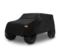 X AUTOHAUX Bâche Voiture Housse Pleine Externe Étanche Anti Poussière pour Jeep Wrangler JK JL 2 Portes jusqu'à 440cm