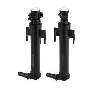 X AUTOHAUX Buse De Lave-Phares Pour BMW Série 3 2012-2015 2pcs | Noir, Plastique, 18x4.8cm, OE 61677275657,61677275658, Avant G/D, Pour BMW 3/4 Series, M3/M4 12-15, XDrive