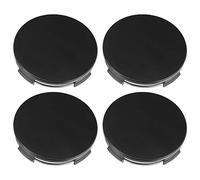X AUTOHAUX Cache-Moyeux Universels Noirs 4Pcs pour Voiture en ABS | Diamètre Extérieur 65 Mm, Diamètre Intérieur 63 Mm, 4 Clips, Pour Moyeu Avant Et Arrière, Convient Aux Camions