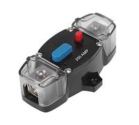 X AUTOHAUX DC 12-24V 250Amp Voiture Camion Disjoncteur Audio En Ligne Fusible Support