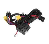 X AUTOHAUX H4 Voiture Phare Ampoule Relais Câblage Harnais Prise Fiche Fil Kit 12V