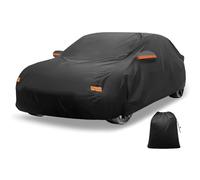X AUTOHAUX Housse de Protection extérieure imperméable pour Voiture, Protection Contre Le Soleil, la Pluie, la Neige, la grêle avec Fermeture éclair sur Le côté Gauche, Film Aluminium pour Acura