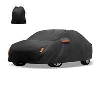 X AUTOHAUX Housse de Voiture en Film d'aluminium imperméable avec Fermeture éclair pour Porte conducteur Protection Contre Le Soleil, la Pluie, la Neige et la grêle pour Toyota Camry 2007-2022