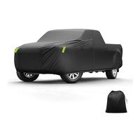 X AUTOHAUX Housse de Voiture imperméable pour camions de 639 à 666 cm - Protection Contre Les intempéries, Anti-UV, Coupe-Vent, Fermeture éclair latérale Gauche et Poches pour rétroviseurs, Housse de