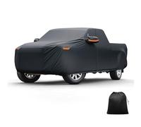 X AUTOHAUX Housse de Voiture imperméable pour Ford Ranger 210D-PU avec | Protection contre la grêle, le soleil, la pluie, la neige, la grêle, en polyuréthane 210D, avec fermeture éclair de porte