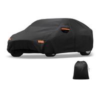 X AUTOHAUX Housse de Voiture pour Kia EV6 - Extérieur étanche Soleil, Pluie, Neige, grêle avec Fermeture éclair latérale Gauche - Matériau PU 210D