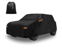 X AUTOHAUX Housse de Voiture pour Mini Cooper/Cooper S/Hardtop/Clubman/Countryman 4DR 210D en PU avec Fermeture éclair de Porte