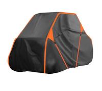 X AUTOHAUX Housse Protection pour Utv pour Polaris RZR Trail Sport/Ultimate, Imperméable, Côte À Côte, Protection Extérieure Contre Soleil,Pluie Stockage, 210D-Pu, Noire,282 X 127 X 173 Cm