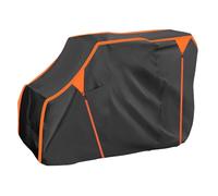 X AUTOHAUX Housse Utv pour Honda Pioneer-1000 Housse Impermeable pour Côte à côte Protection Exterieur Contre Soleil Pluie Stockage 210D-Pu Noir 298X160X195Cm/117.3X63X76.8In