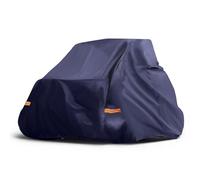 X AUTOHAUX Housse UTV pour Polaris RZR Trail Sport 2 Places imperméable côte à côte pour Polaris RZR Trail Ultimate Outdoor Sun Rain Protection 210D en PU Bleu Marine 282 x 127 x 170 cm (L x l x H)
