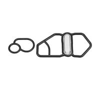 X AUTOHAUX Kit Joint Solénoïde VTEC Pour Honda Prelude 95-01 2 Pcs | Matériau: Caoutchouc, Métal, Couleur: Noir, Argenté, OE: 15825-P08-005, Pour Honda Civic 96-05, Civic Del Sol 96-97