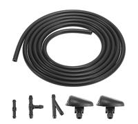 X AUTOHAUX Kits Buse de Lave-Glace pour Peugeot 206 407 Durite de Tuyau d'Essuie-Glace Connecteur 6438J2 6438E6