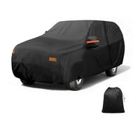 X AUTOHAUX Lincoln Navigator Housse de Voiture imperméable pour extérieur Contre Le Soleil, la Pluie, la Neige et la grêle avec Fermeture éclair sur Le côté Gauche 210D-PU