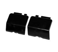 X AUTOHAUX Lot de 2 capuchons de crochet de remorquage pour pare-chocs arrière de voiture - Noir - Convient pour Mazda 6 2013-2018 No.GJR950EK151/GJR950EL151