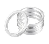 X AUTOHAUX Lot de 4 Anneaux centraux en Alliage d'aluminium de 65,1 mm à ID 54,1 mm pour moyeu de Voiture