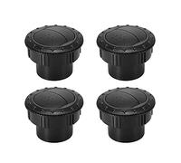 X AUTOHAUX Lot de 4 Boutons Ronds pour Grille d'aération, Grille d'aération et Tableau de Bord pour Camping-Car, Bus, Bateau, Yacht, Caravane 60 mm