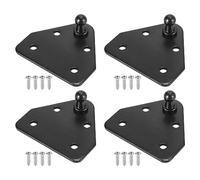 X AUTOHAUX Lot de 4 supports de fixation pour vérins à gaz 64 x 58 x 21 mm