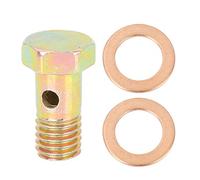 X AUTOHAUX M10x1.5mm Métrique Filetage Banjo Boulons Frein Raccord Adaptateur