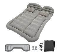 X AUTOHAUX Matelas gonflable universel épais pour voiture, SUV, lit de camping, coussin de lit en PVC, matelas floqué avec pompe à air électrique, tapis de couchage portable pour voyage, camping,
