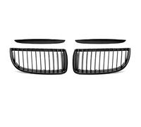 X AUTOHAUX Paire de grilles de pare-chocs avant gauche et droite pour BMW 325i E90 2005-2008 Noir brillant