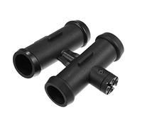 X AUTOHAUX Raccord Durite Liquide Refroidisement Pour Mini Cooper 02-08 1pc | Matériau: Plastique, Couleur: Noir, Dimensions: 7,5x7x2,7 cm, OE: 17127515494, Installation Facile