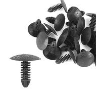 X AUTOHAUX Rivets Plastiques De Fixation 4mm Noir pour Nissan 20pcs