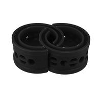 X AUTOHAUX Tampon Ressort Hélicoïdal Noir 2pcs Universel Caoutchouc | Caoutchouc, Confort, Stabilité, Protection Amortisseur Et Suspension, Pour Camion Et SUV, Hauteur 93mm, Diamètre 180mm