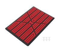 X AUTOHAUX Tapis de Sol pour Voiture - Plaque de Talon - Repose-Pieds
