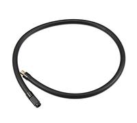X AUTOHAUX Tuyau d'extension fileté de 60 cm pour gonfleur de pneu - Adaptateur de mandrin de pompe à air - Tuyau de connexion de valve de pneu pour voiture, camion, vélo, VTT - Caoutchouc cuivré