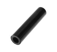 X AUTOHAUX Tuyau En Silicone À Raccord Droit De 12 Mm, 3 Couches De Tissu, Pour Échangeur De Chaleur, Turbocompresseur, Tuyau D'Admission D'Air, Tube De Liquide Refroidisement, 100 Mm, Noir