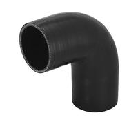 X AUTOHAUX Universel Voiture 57mm 2.25" ID 90 Degré Coupleur Silicone Tuyau Noir
