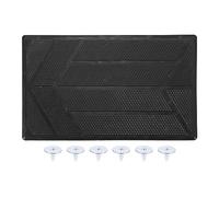 X AUTOHAUX Universel Voiture Camion Tapis Sol Mat Plaque Pied Repos Pédale Tampon Noir