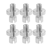 X AUTOHAUX Vis De Réglage De Câble D'Embrayage Et De Frein Gris 6 Pcs