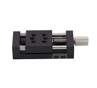 X - Axes Linear Stage SP20A - 10 | Manual Twist Fine - Tune Sliding Table | Aluminum Alloy Dovetail Guide for Optical/Measuring/Semiconductor Equipment | 10mm Stroke, 1kg Load