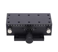 X - Axis Linear Stage HB - A90 | 0.01mm Accuracy Manual Sliding Table | Dovetail Groove Platform for CNC/Microscopy/Lab Equipment | Aluminum Alloy 90x40mm