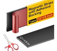 X-bet MAGNET Bande magnétique adhésive pour couteaux de cuisine avec utilisation polyvalente comme support de couteaux, support à couteaux, barre à couteaux, porte-outils pour garage et organisateur