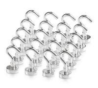 X-bet MAGNET Lot de 20 crochets magnétiques argentés (12,2 kg)