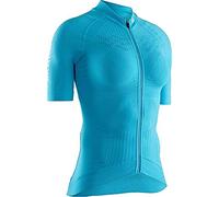X-Bionic 4.0 Bike Zip Chemise Femme, Effektor Tuquoise/Arctic White, FR : M (Taille Fabricant : M)