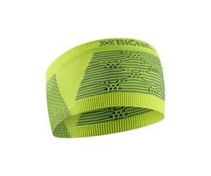 X-BIONIC Bandeau de sport d'hiver haute performance avec transpiration avancée et 3D Bionic Sphere, pour un confort optimal et une régulation de la température - Jaune haute visibilité/Gris, S/M