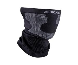 X-BIONIC Cache-cou unisexe pour les sports d'hiver - Régulation de la température et gestion de l'humidité, idéal pour le ski et le snowboard, optimale dans des conditions froides - Noir X/Gris, L/XL