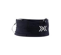 X-BIONIC Ceinture de course haute performance avec deux poches pour bouteille pour l'hydratation, rangement spacieux et sûr, poids léger et ajustement confortable - Noir/blanc, L, Noir/blanc., L
