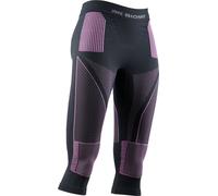 X-Bionic - Collant 3/4 respirant et stretch - Energy Accumulator 4.0 Pants 3/4 W Charcoal/Magnolia pour Femme - Taille XS - Gris Gris XS