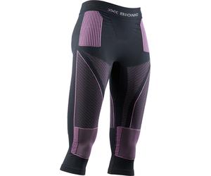 X-Bionic - Collant 3/4 technique - Energy Accumulator 4.0 Pants 3/4 W Charcoal/Magnolia pour Femme - Taille S - Gris Gris S