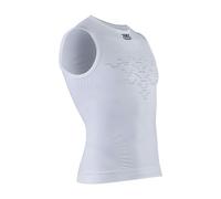 X-BIONIC Energizer 4.0 Débardeur Léger pour Homme, Gestion optimale de la température de la Peau pour Une Meilleure Performance athlétique, Technologie ThermoSyphon - Blanc/Gris, XL