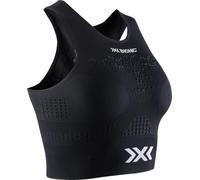 X-BIONIC Energizer 4.0 Haut Court de Fitness pour Femmes - Contrôle Climatique avec 3D Bionic Sphere, Fort-X Breast Support, Gestion de la Transpiration - Noir/Blanc, XL