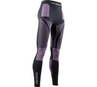 X-Bionic Energy Accumulator 4.0 Pantalon de Compression Collant de Sport Femme, Charcoal/Magnolia, FR : S (Taille Fabricant : S)