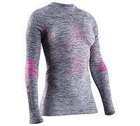 X-Bionic Energy Accumulator 4.0 T-Shirt Maillot de Compression Manches Longues Gris Femmes Taille M