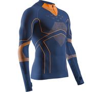 X-Bionic - Energy Accumulator Light Shirt LS 1/2 Zip - Sous-vêtement thermique homme Marine / Orange - L