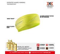 X-Bionic Headband 4.0 Bandeau de Sport Serre-têtes Phyton Yellow/Arctic White FR : L (Taille Fabricant : 2)